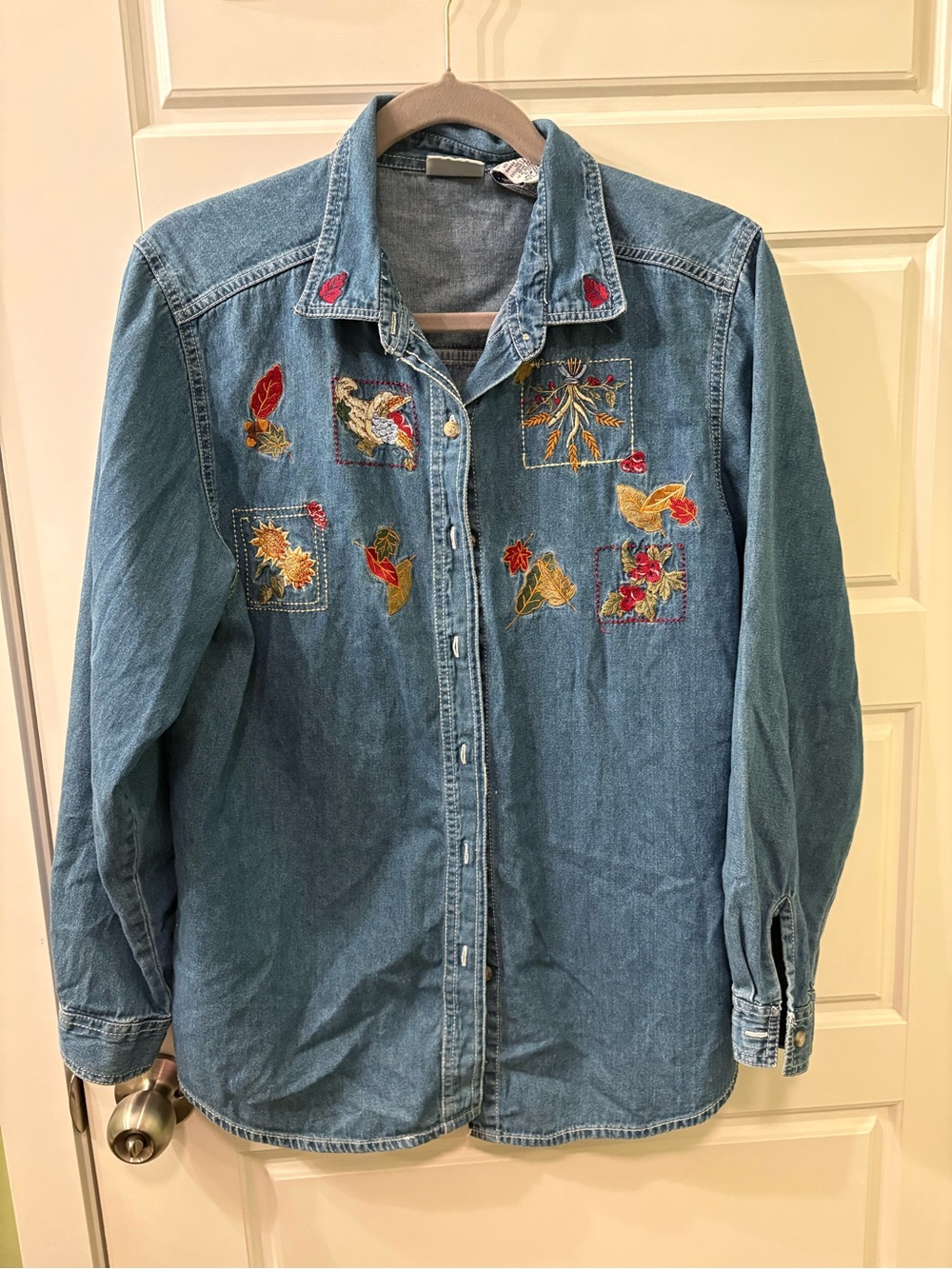 Vintage Bobbie Brooks Fall Denim Shirt